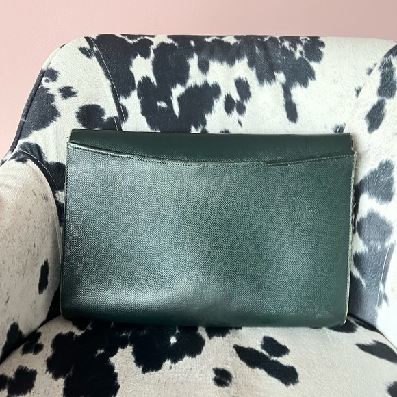 Louis Vuitton Green Taiga Porte Document Volga Foldover Envelope Clutch MI0927 - Picture 3 of 16